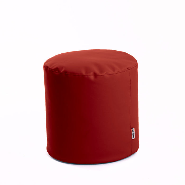 Avalon Pouf Cilindro Mamba Similpelle Trendy Diam. 50 cm, Alt. 50 cm