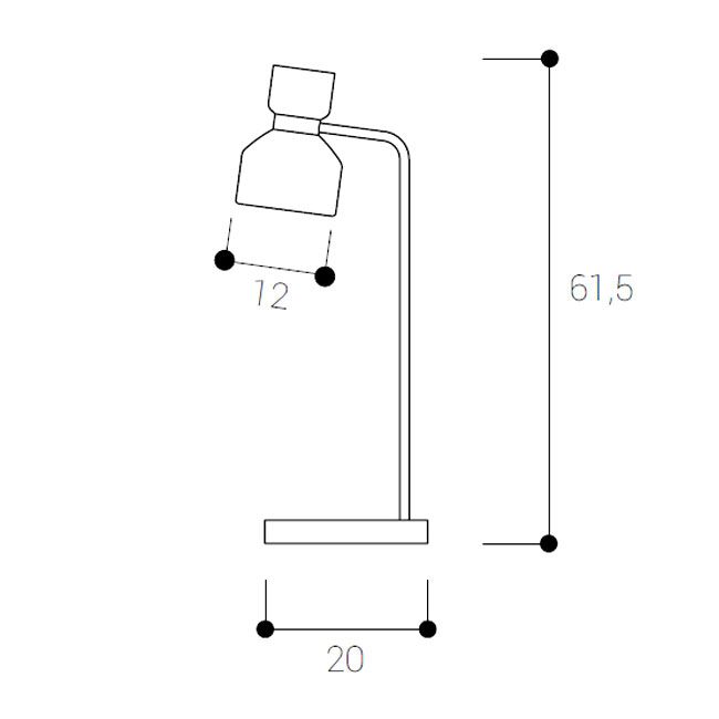 Fifty - Lampada da tavolo - MILOOX