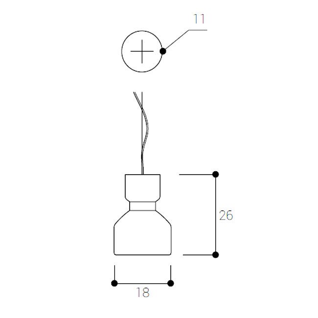 Fifty - Lampada a sospensione - MILOOX