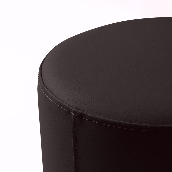 Avalon Pouf Rigido Cilindro Similpelle Mamba Trendy Diam. 35 cm, Alt. 35 cm