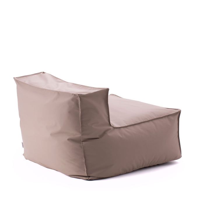 Pouf poltrona 1 posto Deluz per esterno in tessuto poliestere Samba dim: 98x98x65 cm