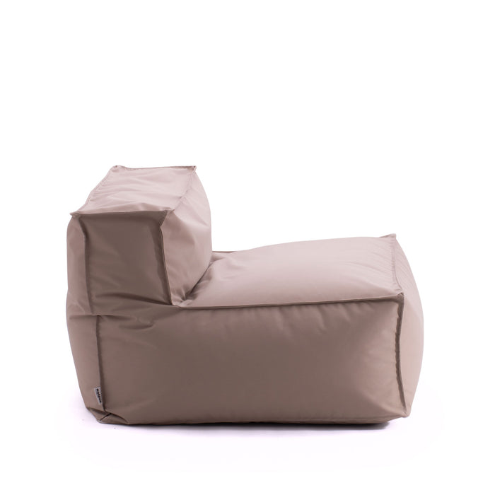 Pouf poltrona 1 posto Deluz per esterno in tessuto poliestere Samba dim: 98x98x65 cm