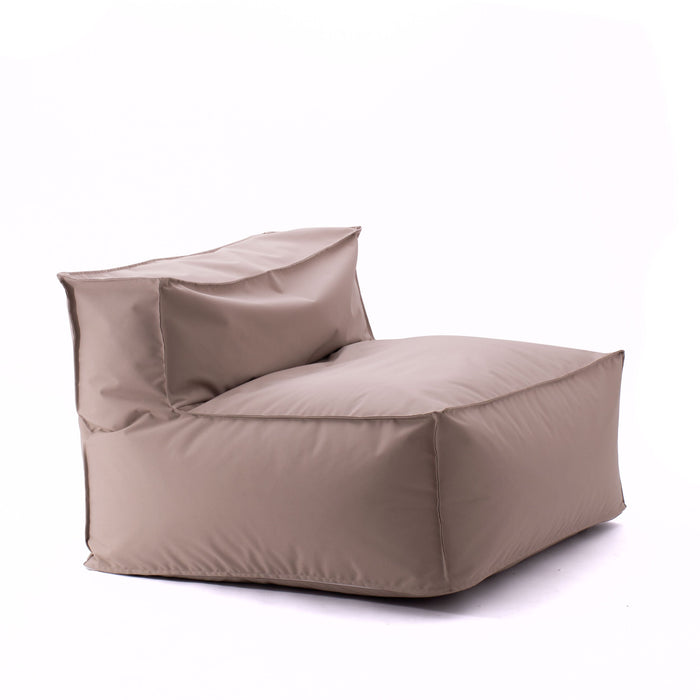 Pouf poltrona 1 posto Deluz per esterno in tessuto poliestere Samba dim: 98x98x65 cm