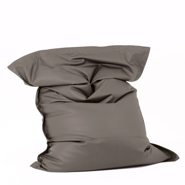 Poltrona pouf a sacco 65 cm bianco cuscino per interni o per esterni