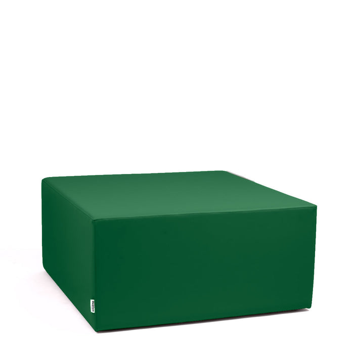 Avalon Pouf Rigido Cubo Similpelle Mamba Trendy Larg. 90 cm, Prof. 90 cm, Alt. 43 cm