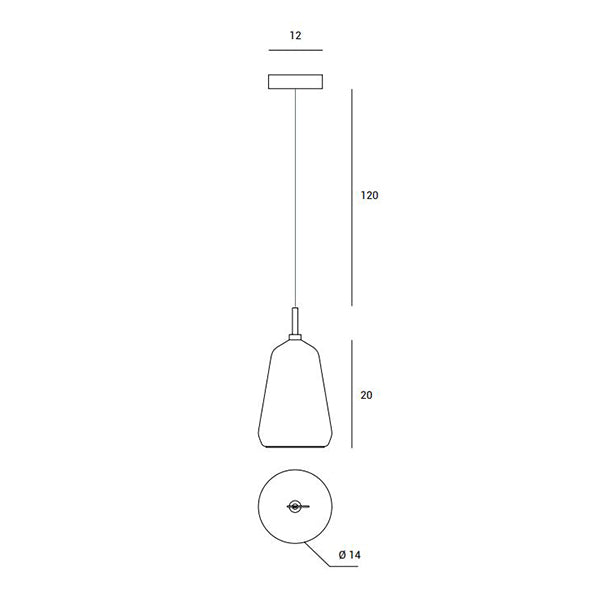 X-ray 14 - Lampada a sospensione - MILOOX